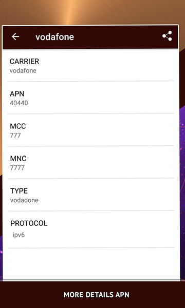 APN Settings - عکس برنامه موبایلی اندروید