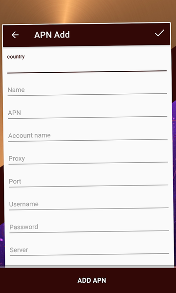 APN Settings - عکس برنامه موبایلی اندروید