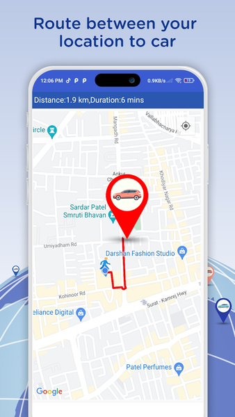 Find Parked Car - عکس برنامه موبایلی اندروید