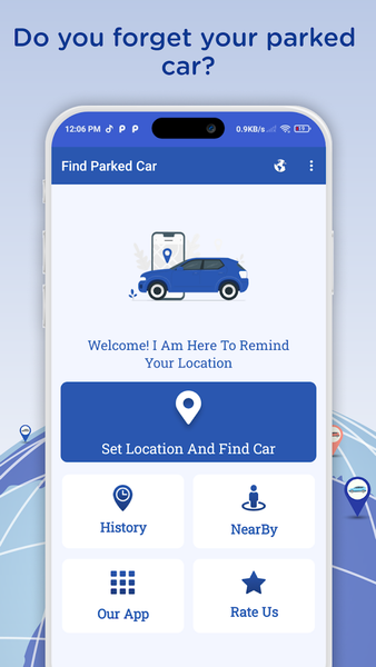 Find Parked Car - عکس برنامه موبایلی اندروید