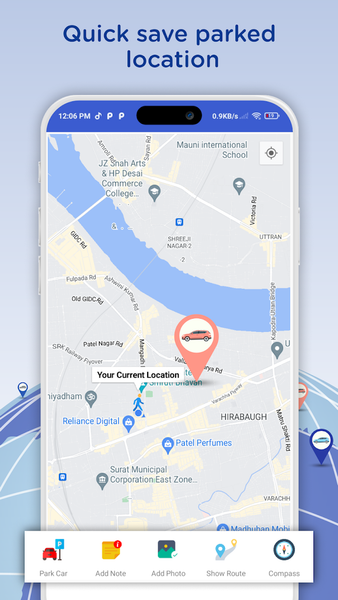 Find Parked Car - عکس برنامه موبایلی اندروید