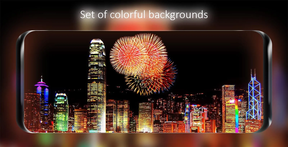 Fireworks Live Wallpaper - Image screenshot of android app