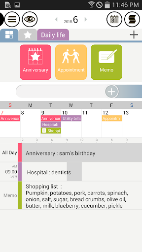 Good Calendar – Schedule, Memo - عکس برنامه موبایلی اندروید
