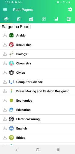 Past Papers - ilmkidunya.com - Image screenshot of android app