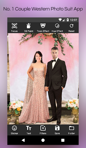 Couple Western Photo Suit - عکس برنامه موبایلی اندروید