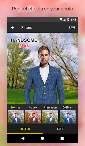 Man Casual Suit Photo Editor - عکس برنامه موبایلی اندروید