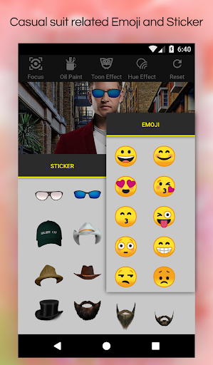 Man Casual Suit Photo Editor - عکس برنامه موبایلی اندروید