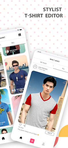 Man T-Shirt Suit Photo Editor - عکس برنامه موبایلی اندروید