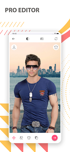 Man T-Shirt Suit Photo Editor - عکس برنامه موبایلی اندروید