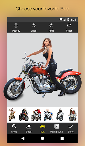 Women Bike Photo Suit Editor - عکس برنامه موبایلی اندروید