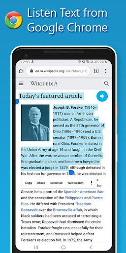 Text to Speech for All App - عکس برنامه موبایلی اندروید