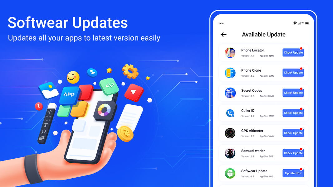 Update Software - Upgrade - عکس برنامه موبایلی اندروید