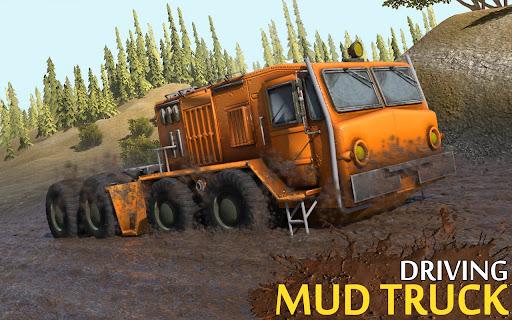 offroad mud truck hill driving - Image screenshot of android app