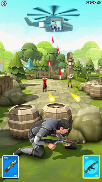 Spy Agent Gun Shooting Game - Gameplay image of android game