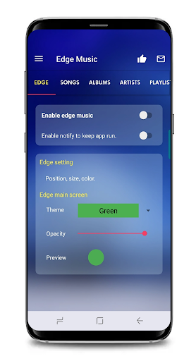 Beauty Music player edge - عکس برنامه موبایلی اندروید