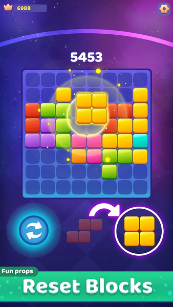 Block Snap: Happy Puzzle Game - Gameplay image of android game