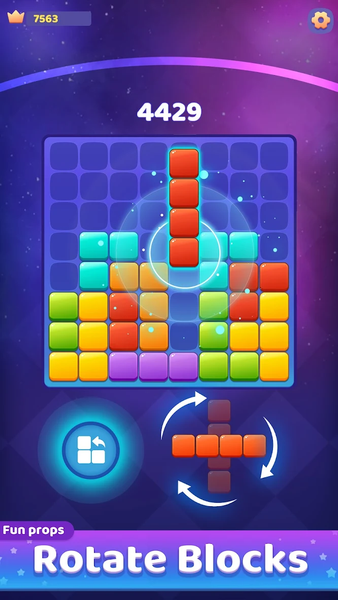 Block Snap: Happy Puzzle Game - Gameplay image of android game