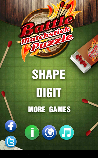 Battle Matchstick Puzzle - Gameplay image of android game