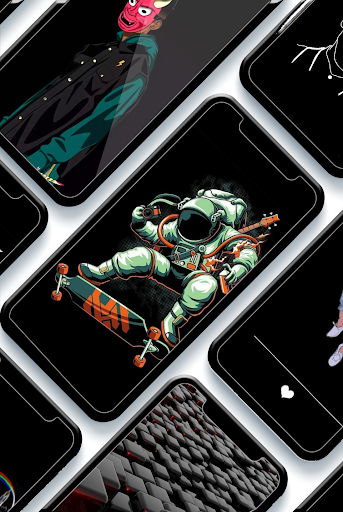 Black Art aesthetic Wallpaper - Image screenshot of android app