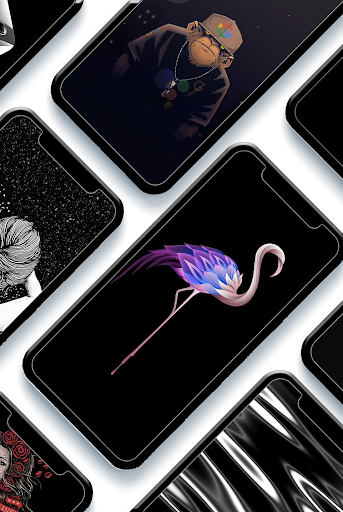 Black Art aesthetic Wallpaper - Image screenshot of android app