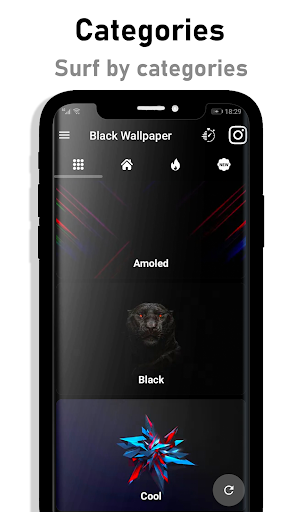 Black Aesthetic Wallpapers - Image screenshot of android app