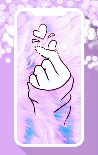 Finger Heart Wallpaper - Image screenshot of android app