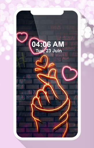 Finger Heart Wallpaper - Image screenshot of android app