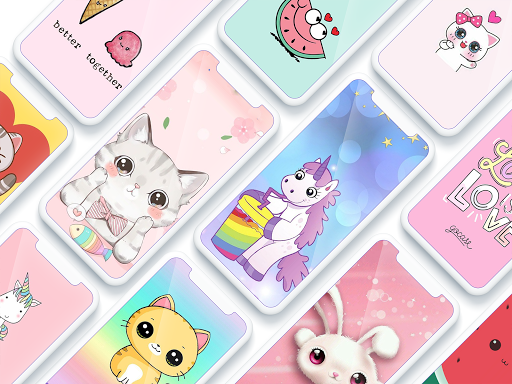 Cute kawaii wallpaper - Image screenshot of android app