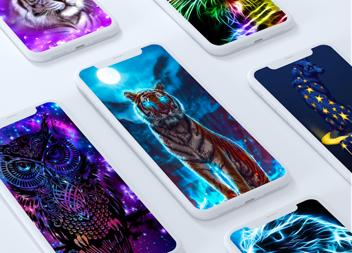 Neon Animals Wallpapers - Image screenshot of android app