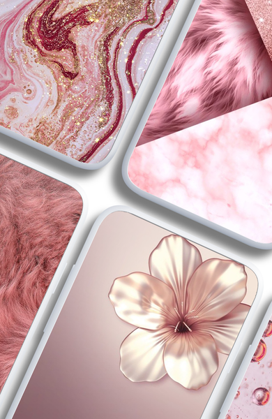 Rose Gold Wallpaper - Image screenshot of android app