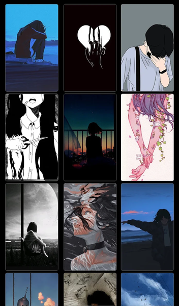Sad Anime Wallpaper - Image screenshot of android app