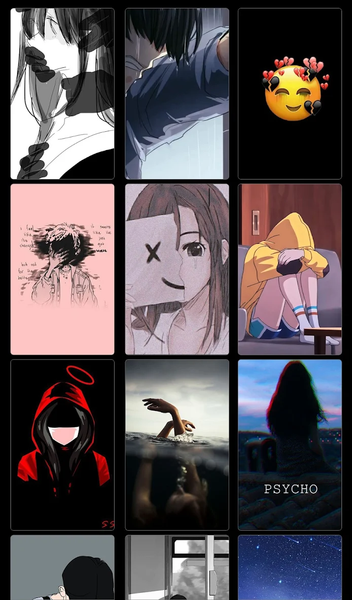 Sad Anime Wallpaper - Image screenshot of android app