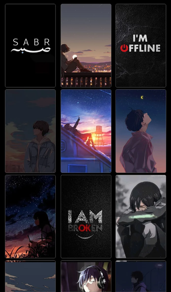 Sad Anime Wallpaper - Image screenshot of android app