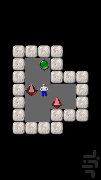 sokoban - Gameplay image of android game