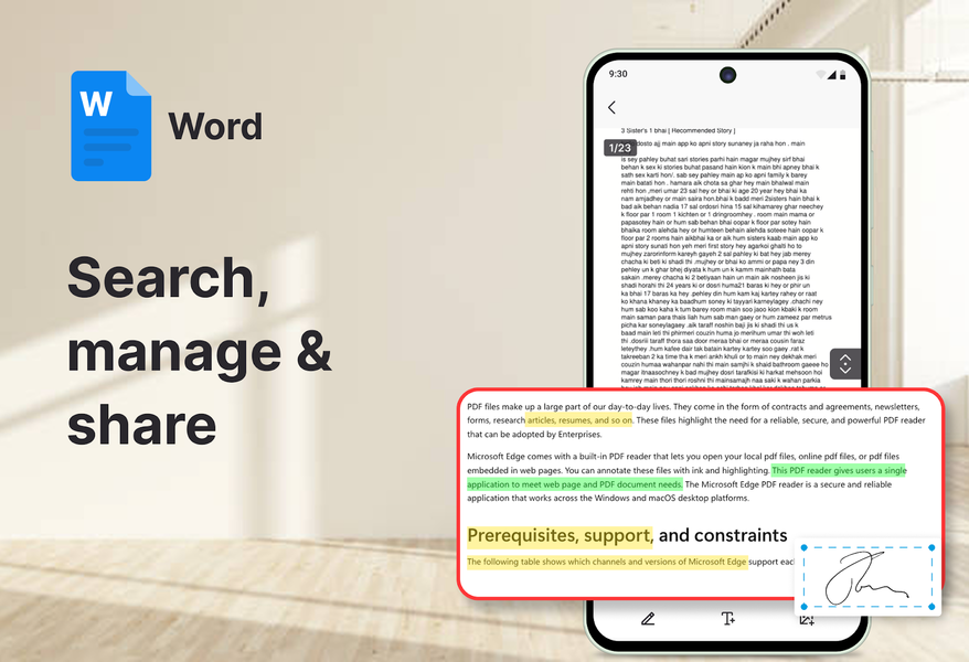 All Document Reader: Word, PDF - Image screenshot of android app