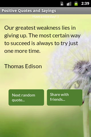 Positive Quotes and Sayings - Image screenshot of android app