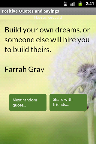 Positive Quotes and Sayings - Image screenshot of android app