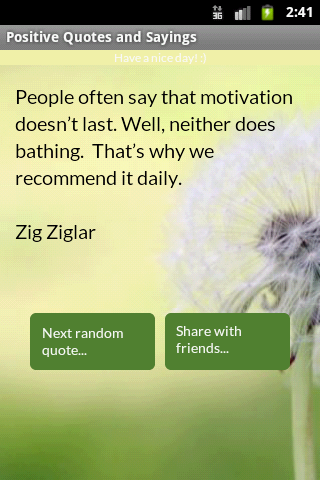 Positive Quotes and Sayings - عکس برنامه موبایلی اندروید