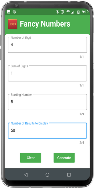 Fancy Numbers - عکس برنامه موبایلی اندروید