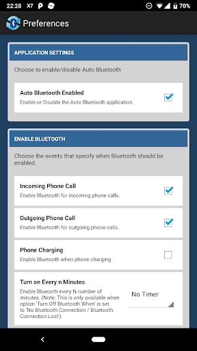 Auto Bluetooth - عکس برنامه موبایلی اندروید
