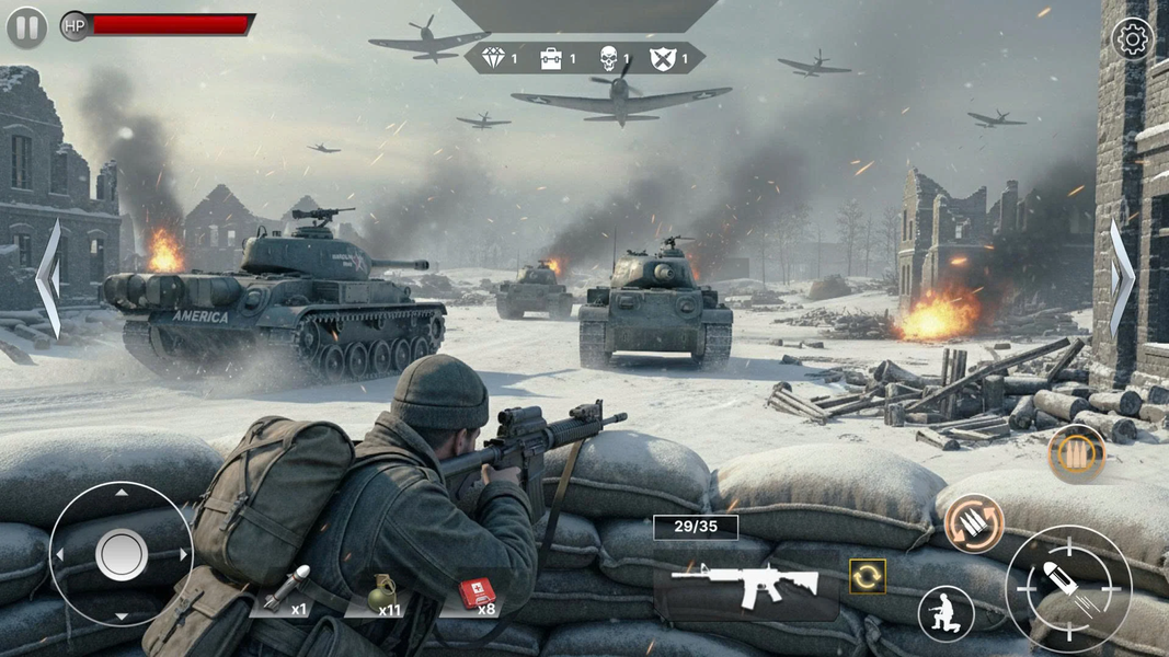 War Zone: Soldier Last Stand - Gameplay image of android game