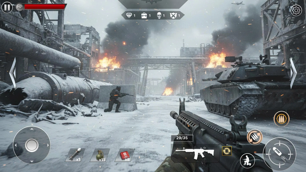 War Zone: Soldier Last Stand - Gameplay image of android game