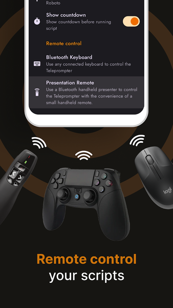 Teleprompter for Video - عکس برنامه موبایلی اندروید