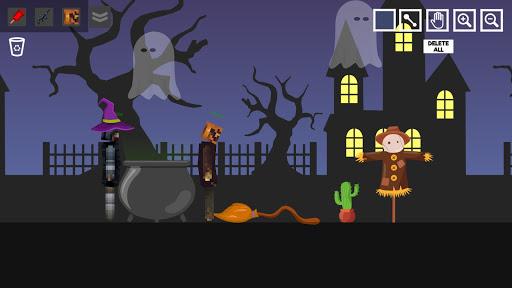 Halloween Ragdoll Playground: Human Witch - عکس برنامه موبایلی اندروید