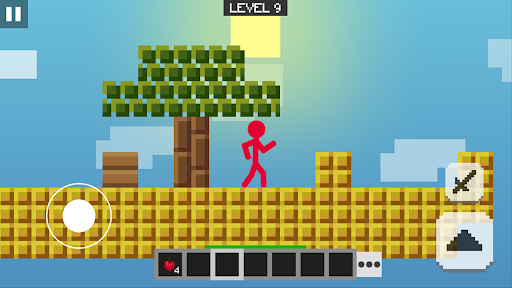 Stickman vs Multicraft: Lucky Block - Gameplay image of android game