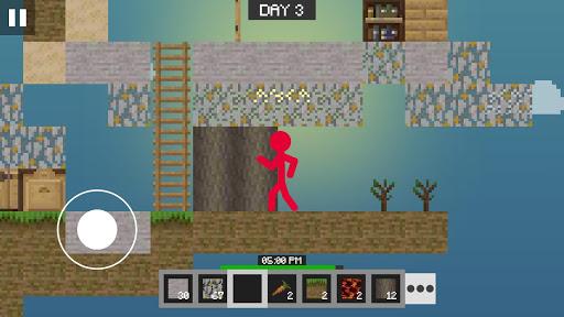 Stickman vs Multicraft: Skyblock Craft - عکس بازی موبایلی اندروید