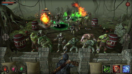 Survival Defender - Gameplay image of android game