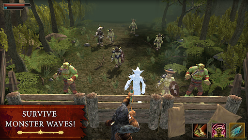 Survival Defender - Gameplay image of android game