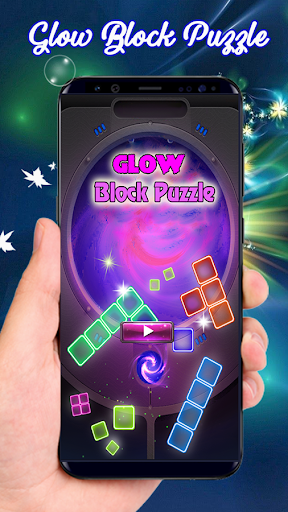 Block Puzzle : Glow Tentris 2018 - Gameplay image of android game