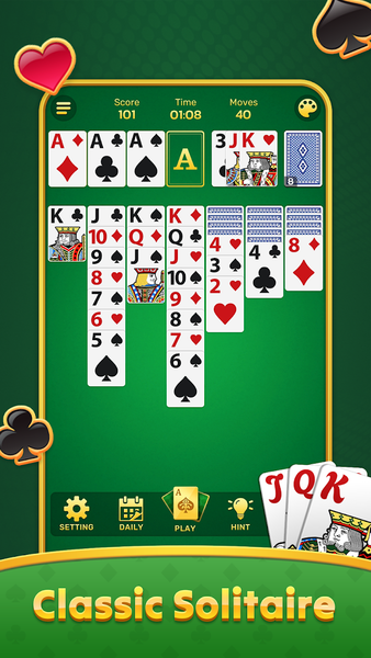 Classic Solitaire : Card Games - Gameplay image of android game